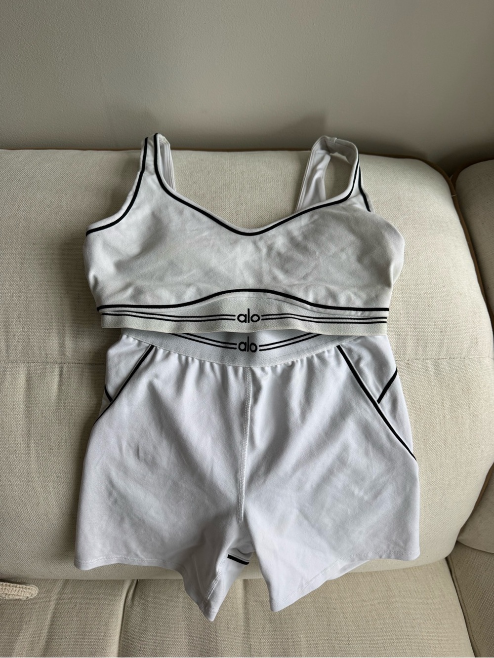 Alo Airbrush Heartthrob Short Set